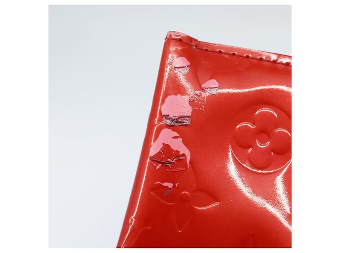 LOUIS VUITTON Borsa a Mano Monogram Vernis Reade PM Rossa M91088 LV Auth BA7208 Rosso - vista 10