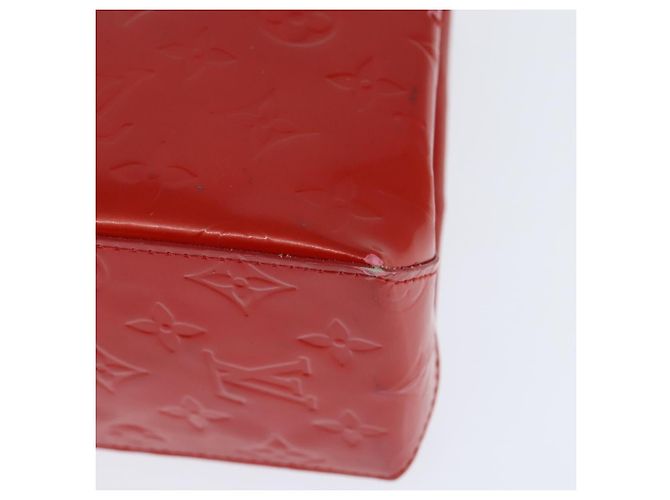 LOUIS VUITTON Borsa a Mano Monogram Vernis Reade PM Rossa M91088 LV Auth BA7208 Rosso - vista 16