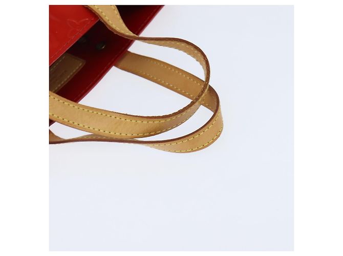 LOUIS VUITTON Borsa a Mano Monogram Vernis Reade PM Rossa M91088 LV Auth BA7208 Rosso - vista 7