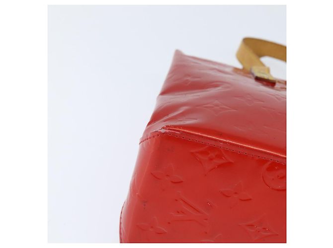 LOUIS VUITTON Borsa a Mano Monogram Vernis Reade PM Rossa M91088 LV Auth BA7208 Rosso - vista 9