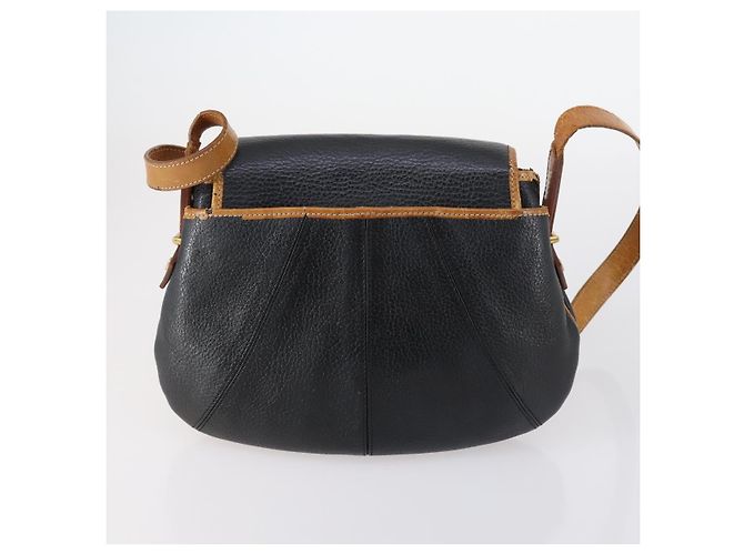 Christian Dior Schultertasche Leder Canvas 3 Set Schwarz Beige Authentisch bs30295 - Ansicht 17