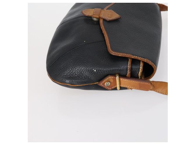 Christian Dior Schultertasche Leder Canvas 3 Set Schwarz Beige Authentisch bs30295 - Ansicht 18
