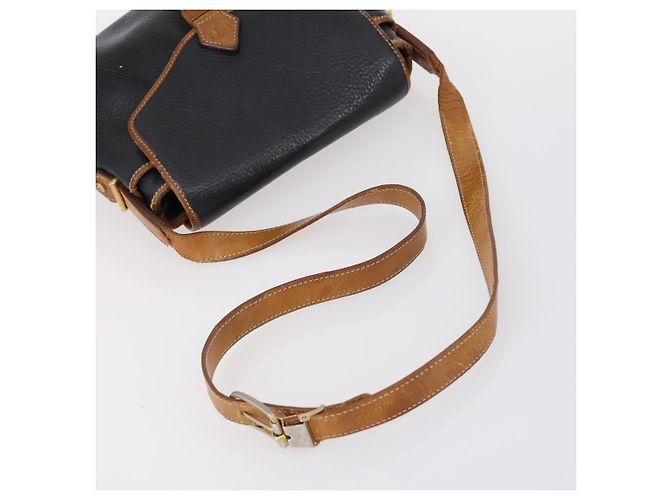 Christian Dior Schultertasche Leder Canvas 3 Set Schwarz Beige Authentisch bs30295 - Ansicht 19
