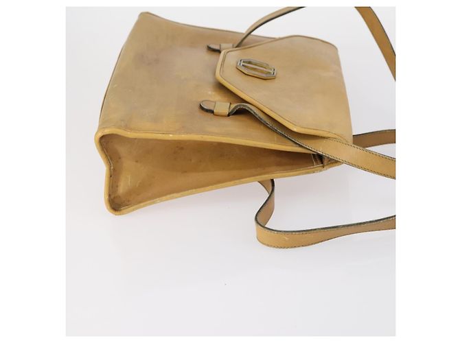 Christian Dior Schultertasche Leder Canvas 3 Set Schwarz Beige Authentisch bs30295 - Ansicht 4