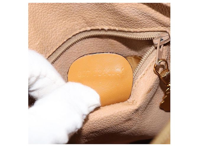 Gucci Borsa Micro GG Supreme in pelle PVC marrone e oro 007 084 0094 Auth BA7247 D'oro - vista 12