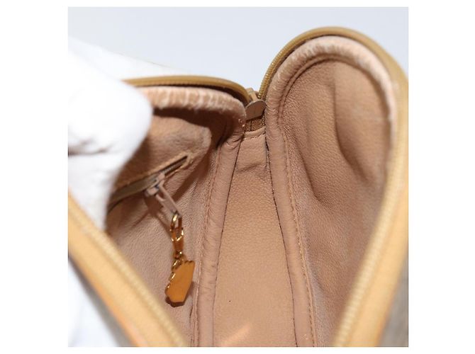 Gucci Borsa Micro GG Supreme in pelle PVC marrone e oro 007 084 0094 Auth BA7247 D'oro - vista 19