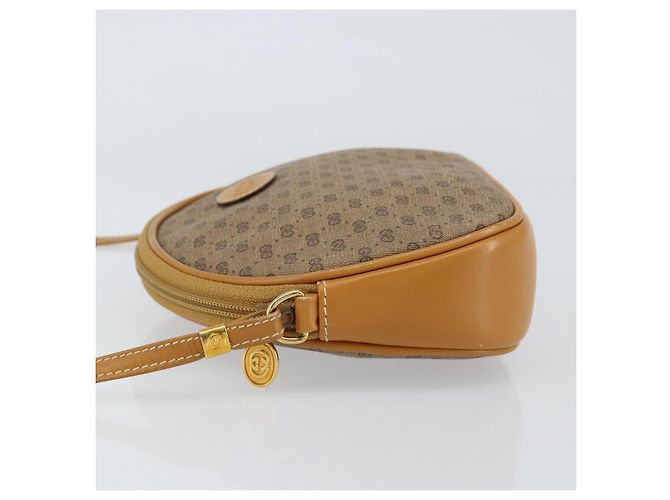 Gucci Borsa Micro GG Supreme in pelle PVC marrone e oro 007 084 0094 Auth BA7247 D'oro - vista 4