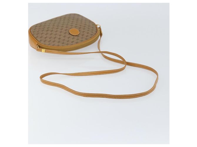 Gucci Borsa Micro GG Supreme in pelle PVC marrone e oro 007 084 0094 Auth BA7247 D'oro - vista 7