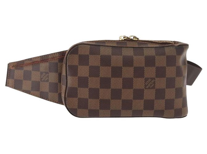 LOUIS VUITTON Borsa a Spalla Geronimos Damier Ebene N51994 LV Auth 144535 - vista 13