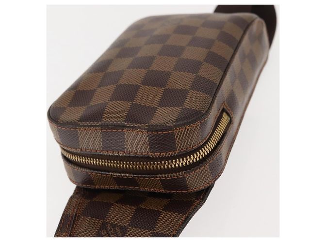 LOUIS VUITTON Borsa a Spalla Geronimos Damier Ebene N51994 LV Auth 144535 - vista 14