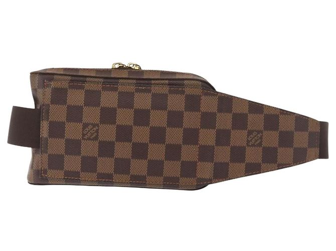 LOUIS VUITTON Borsa a Spalla Geronimos Damier Ebene N51994 LV Auth 144535 - vista 2