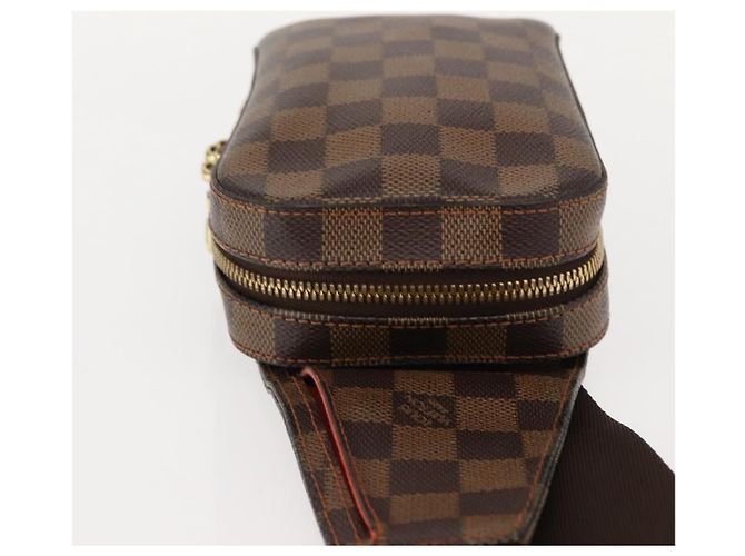 LOUIS VUITTON Borsa a Spalla Geronimos Damier Ebene N51994 LV Auth 144535 - vista 4