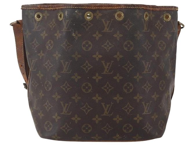 Noe LOUIS VUITTON Monogram Petit Noé Schultertasche M42226 LV Auth 149034 Monogramm - Ansicht 13