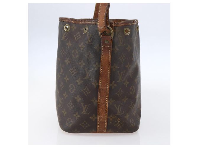 Noe LOUIS VUITTON Monogram Petit Noé Schultertasche M42226 LV Auth 149034 Monogramm - Ansicht 4
