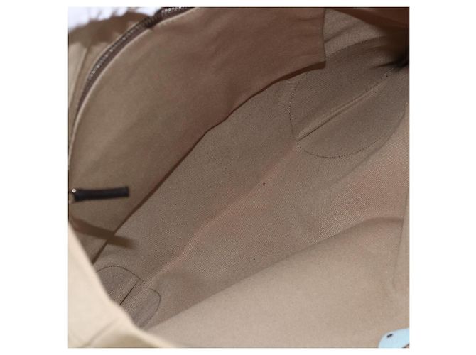 PRADA Handtasche aus Canvas Beige Silber Authentisch 146982 - Ansicht 10