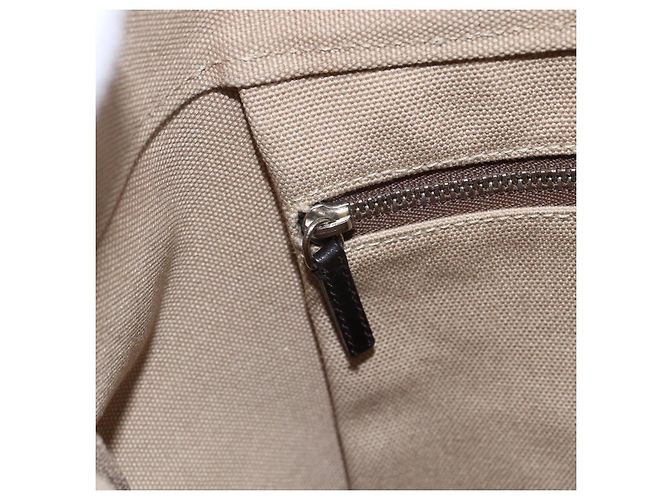 PRADA Handtasche aus Canvas Beige Silber Authentisch 146982 - Ansicht 18