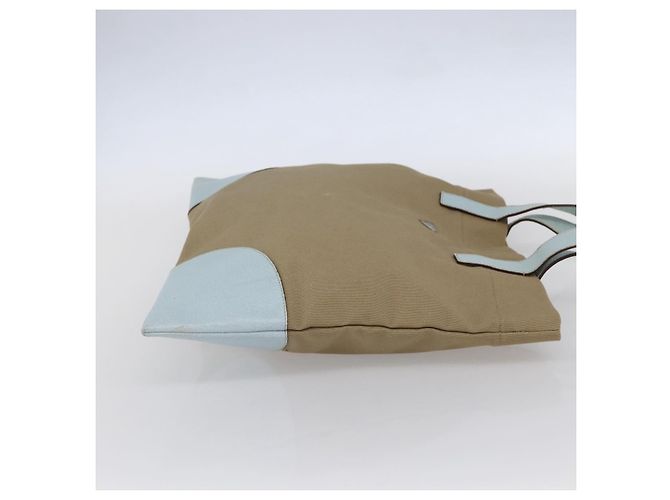 PRADA Handtasche aus Canvas Beige Silber Authentisch 146982 - Ansicht 4