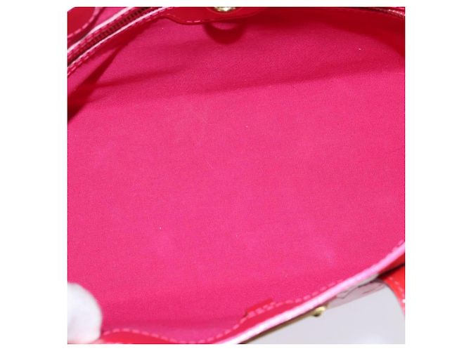 LOUIS VUITTON Borsa Wilshire Boulevard Monogram Vernis Rose Pop M93643 Auth BA7211 Rosa - vista 10