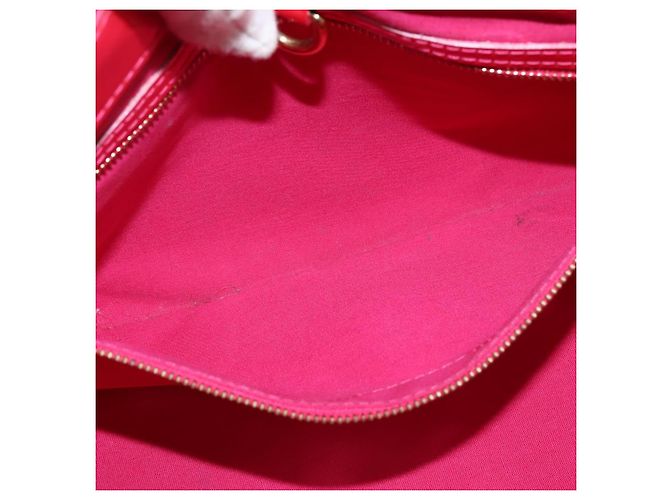 LOUIS VUITTON Borsa Wilshire Boulevard Monogram Vernis Rose Pop M93643 Auth BA7211 Rosa - vista 11