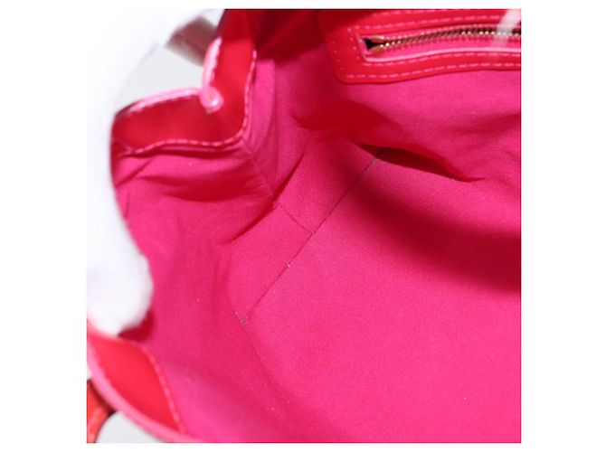 LOUIS VUITTON Borsa Wilshire Boulevard Monogram Vernis Rose Pop M93643 Auth BA7211 Rosa - vista 20