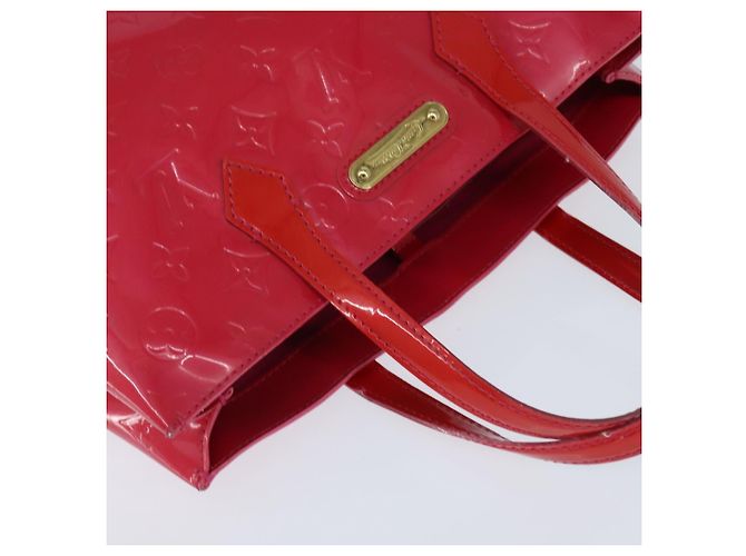 LOUIS VUITTON Borsa Wilshire Boulevard Monogram Vernis Rose Pop M93643 Auth BA7211 Rosa - vista 6