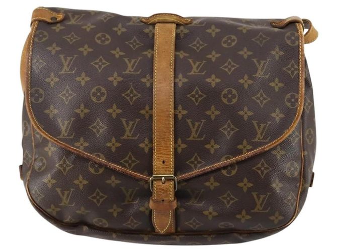 LOUIS VUITTON Borsa a Spalla Monogram Saumur 35 M42254 LV Auth fm4858 Monogramma - vista 13
