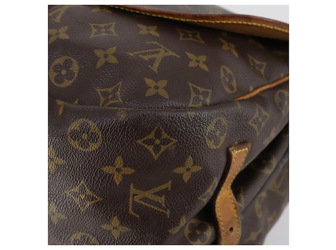 LOUIS VUITTON Borsa a Spalla Monogram Saumur 35 M42254 LV Auth fm4858 Monogramma - vista 16