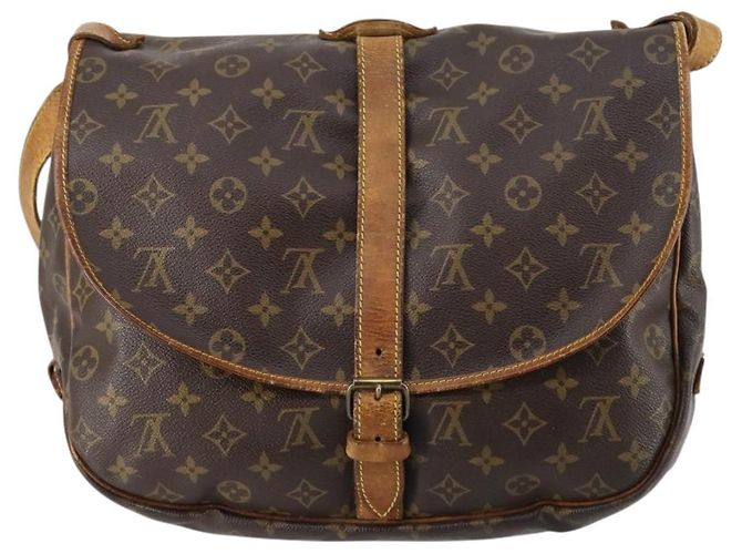 LOUIS VUITTON Borsa a Spalla Monogram Saumur 35 M42254 LV Auth fm4858 Monogramma - vista 2