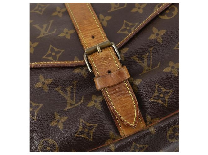 LOUIS VUITTON Borsa a Spalla Monogram Saumur 35 M42254 LV Auth fm4858 Monogramma - vista 20