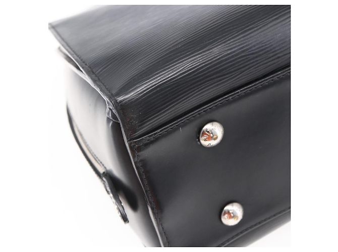 LOUIS VUITTON Borsa a Mano Epi Pont Neuf PM Nera M59072 LV Auth 149142 Nero - vista 10