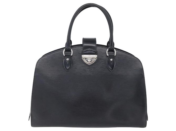 LOUIS VUITTON Borsa a Mano Epi Pont Neuf PM Nera M59072 LV Auth 149142 Nero - vista 13