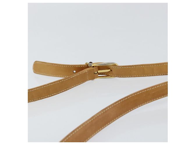 Gucci Borsa a spalla Micro GG Supreme in PVC Beige Oro Auth 149983 D'oro - vista 15
