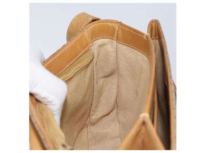 Gucci Borsa a spalla Micro GG Supreme in PVC Beige Oro Auth 149983 D'oro - vista 22