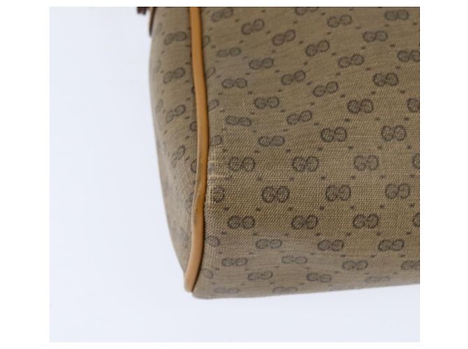 Gucci Borsa a Spalla Micro GG Supreme PVC Beige Oro 007 39 0014 Auth BA7243 D'oro - vista 15