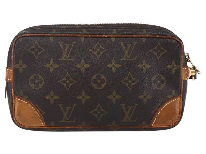 LOUIS VUITTON Clutch Marly Dragonne PM Monogram M51827 LV Auth 148700 Monogramma - vista 2