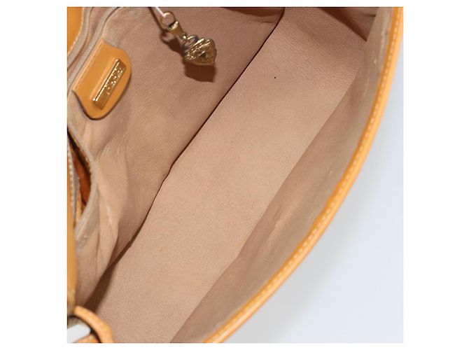 Borsa Sherry Line in PVC Beige Micro GG Supreme Web di GUCCI 001 104 0551 Auth BA7241 D'oro - vista 11