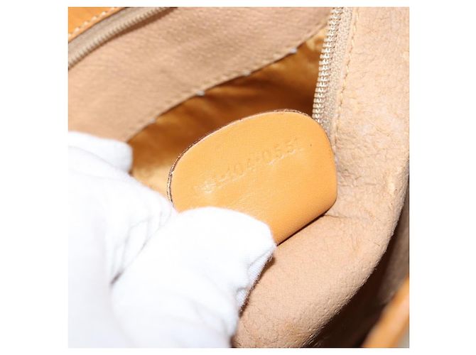 Borsa Sherry Line in PVC Beige Micro GG Supreme Web di GUCCI 001 104 0551 Auth BA7241 D'oro - vista 12