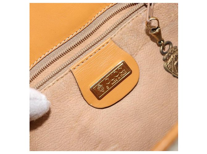 Borsa Sherry Line in PVC Beige Micro GG Supreme Web di GUCCI 001 104 0551 Auth BA7241 D'oro - vista 18