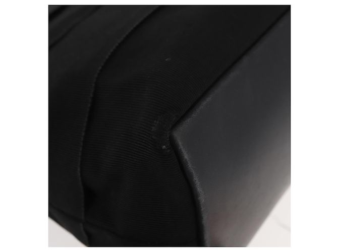 Sac à main Vala en toile noire et argent de Salvatore Ferragamo Auth BA7330 Argenté - vue 15