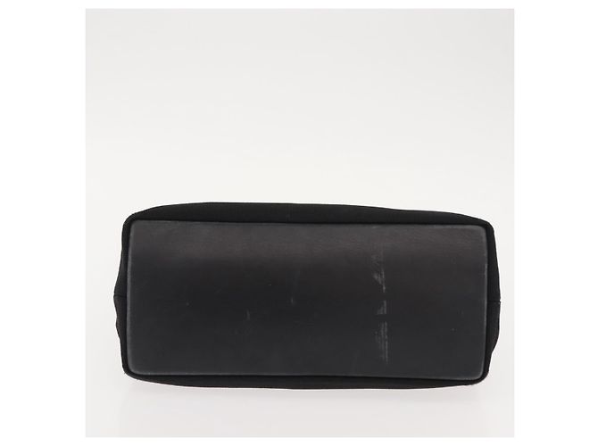 Sac à main Vala en toile noire et argent de Salvatore Ferragamo Auth BA7330 Argenté - vue 5