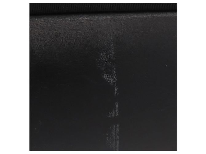 Sac à main Vala en toile noire et argent de Salvatore Ferragamo Auth BA7330 Argenté - vue 8