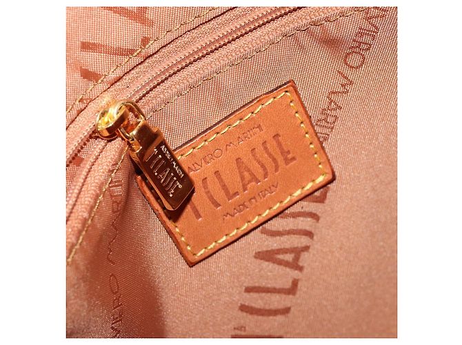 Autre Marque Borsa a Spalla PRIMA CLASSE in Pelle PVC Beige Oro Auth gh1167 D'oro - vista 11