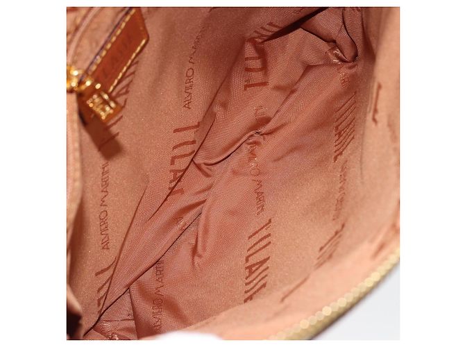 Autre Marque Borsa a Spalla PRIMA CLASSE in Pelle PVC Beige Oro Auth gh1167 D'oro - vista 12