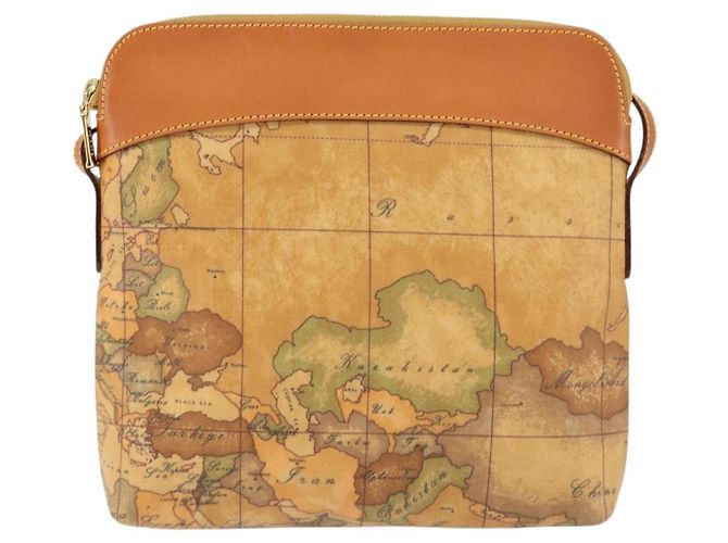Autre Marque Borsa a Spalla PRIMA CLASSE in Pelle PVC Beige Oro Auth gh1167 D'oro - vista 13