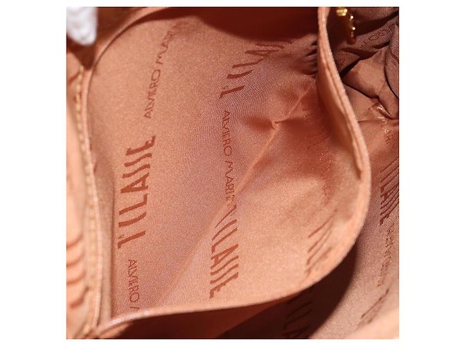 Autre Marque Borsa a Spalla PRIMA CLASSE in Pelle PVC Beige Oro Auth gh1167 D'oro - vista 19