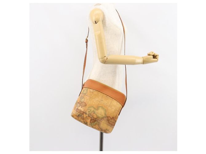 Autre Marque Borsa a Spalla PRIMA CLASSE in Pelle PVC Beige Oro Auth gh1167 D'oro - vista 20
