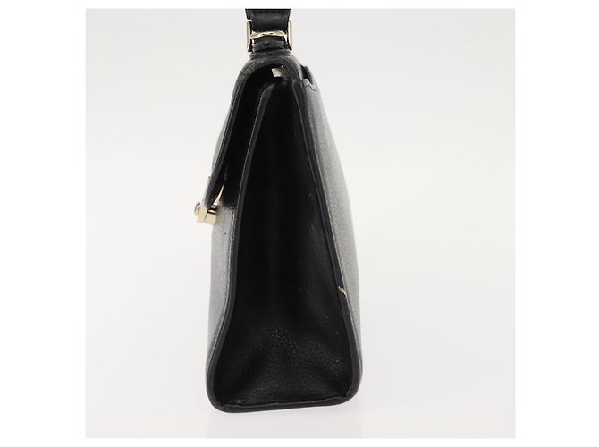 Autre Marque Borsa a mano Burberry in pelle nera e oro Auth bs30344 Nero D'oro - vista 4