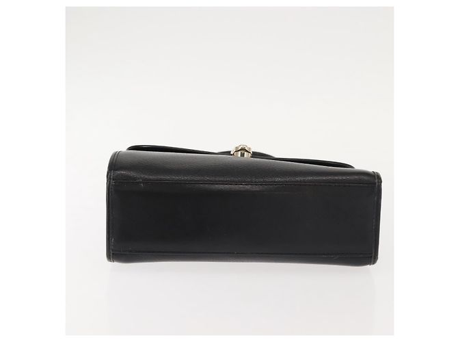 Autre Marque Borsa a mano Burberry in pelle nera e oro Auth bs30344 Nero D'oro - vista 9