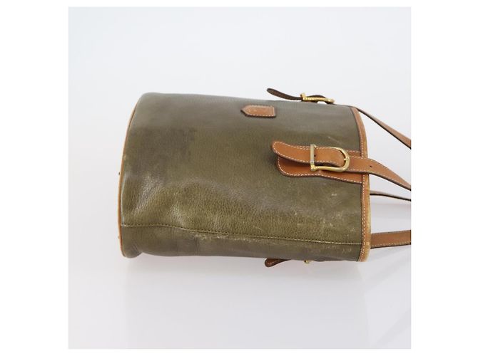 Céline Borsa a Spalla in Tela Macadam CELINE PVC 3 Pezzi Beige Marrone Auth 148968 - vista 11