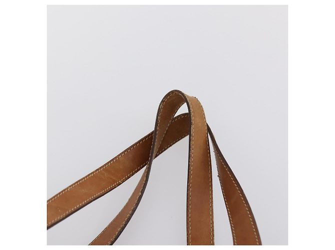 Céline Borsa a Spalla in Tela Macadam CELINE PVC 3 Pezzi Beige Marrone Auth 148968 - vista 13